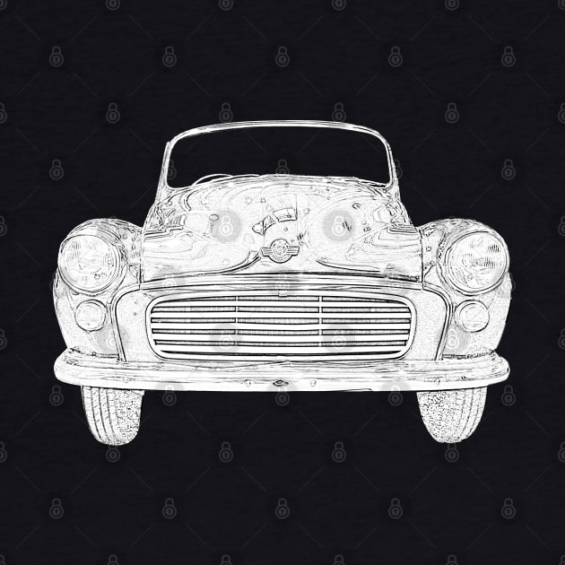 Morris Minor classic car by soitwouldseem